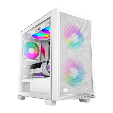 Корпус без блока питания PcCooler C3D310 WH ARGB, купить в Краснодаре
