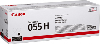 Тонер-картридж черный CRG 055 H BK для Canon LBP66x/MF74x
