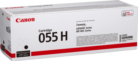 Тонер-картридж черный CRG 055 H BK для Canon LBP66x/MF74x, купить в Краснодаре