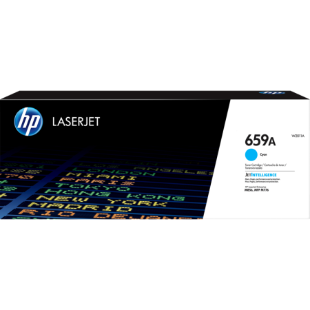 Тонер-картридж HP 659A CyanOriginal LaserJet Toner Cartridge (W2011A), купить в Краснодаре