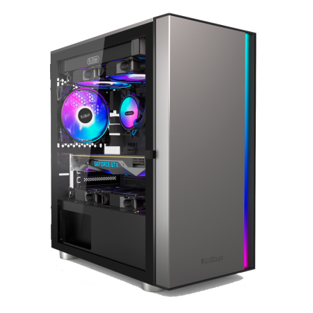 Корпус без блока питания PcCooler LM300 ARGB BK, купить в Краснодаре