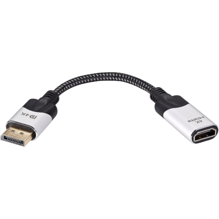 Адаптер Переходник VCOM DisplayPort M/HDMI F (CG621M-0.15), купить в Краснодаре