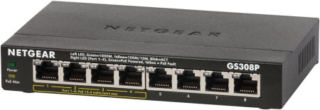 Коммутатор Netgear GS308P-100PES, купить в Краснодаре