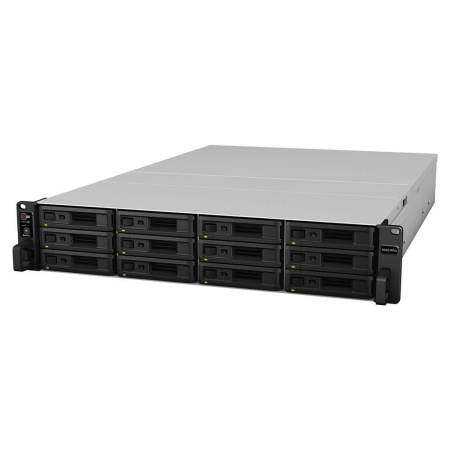 Synology RS3621RPxs Сетевое хранилище 12x2.5"/3.5" SATA, Intel Xeon D-1531/6x2.2GHz, 8GB DDR4, 4x1 Гбит/с, 2xUSB, купить в Краснодаре