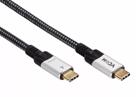 Кабель USB4 TCM--TCM, 5K@60Hz, 40GBps, PD 240W, 5A, VCOM, 1.2м, купить в Краснодаре