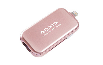 Флеш накопитель 128GB A-DATA i-Memory Elite UE710, USB 3.0/Lightning, Rose Gold