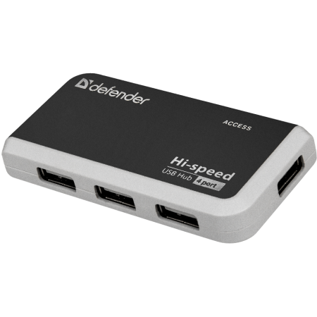 Defender Универсальный USB разветвитель Quadro Infix USB2.0, 4порта Defender Quadro Infix USB2.0, купить в Краснодаре