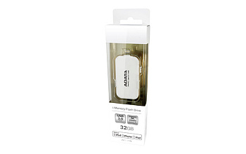 Флеш накопитель 128GB A-DATA i-Memory Elite UE710, USB 3.0/Lightning, Белый