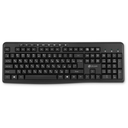Клавиатура Oklick K225W черный USB беспроводная Multimedia (1875232) Oklick 1875232, купить в Краснодаре