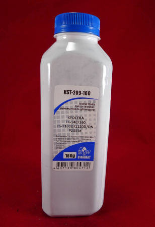Тонер для Kyocera TK-140/160, FS-1100D/1120D/DN, P2035d (фл. 160г) B&W Standart фас.Россия, купить в Краснодаре