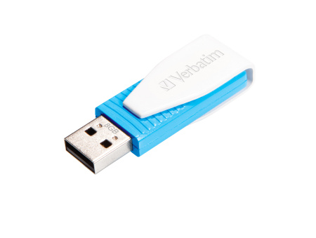 Флеш накопитель 8GB Verbatim Swivel, USB 2.0, Синий, купить в Краснодаре