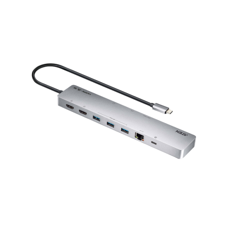 Многопортовая док-станция 11-в-1 с портом USB-C и функцией сквозной передачи питания (Power Pass-Through) ATEN UH3240, купить в Краснодаре