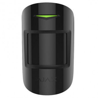 AJAX MotionProtect Plus Black (Датчик движения с микроволновым сенсором с иммунитетом к животным, чёрный), купить в Краснодаре