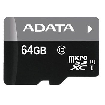 Карта памяти microSDXC ADATA AUSDX64GUICL10-R