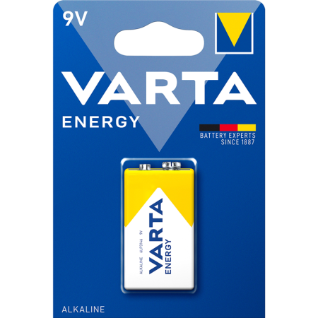 Батарейка Крона Varta ENERGY 6LR61 9-Volt-Block (Krona) (04122229411), купить в Краснодаре