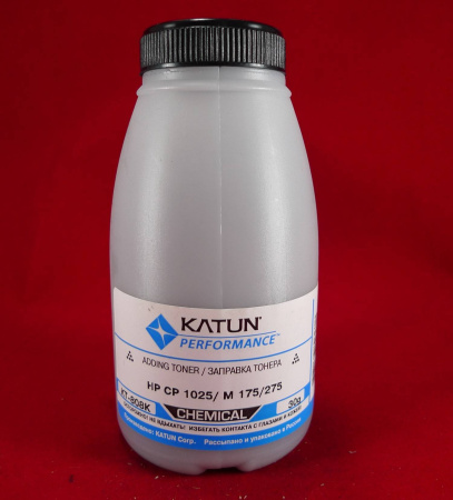Тонер для картриджей CE310A Black, химический (фл. 30г) Katun фас.Россия, купить в Краснодаре