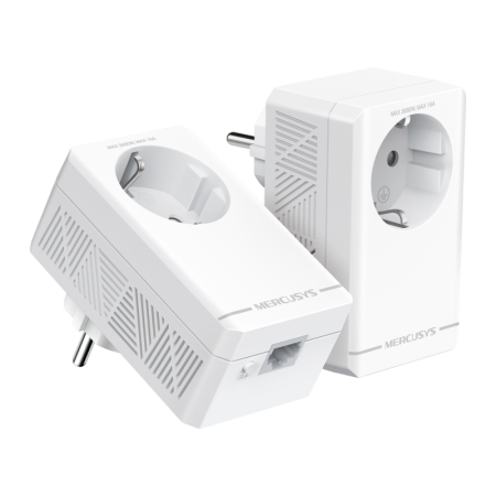 AV1000 Комплект гигабитных адаптеров Powerline с розеткой Mercusys Technologies CO MP500P KIT, купить в Краснодаре