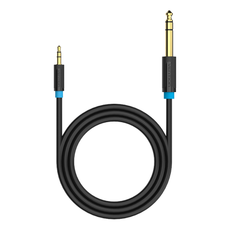 Кабель Vention аудио Jack 6,5 mm M Кабель Vention jack 6.5 mm(m)/mini jack 3.5 mm(m) - 1.5 м (BABBG), купить в Краснодаре