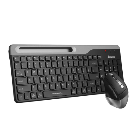 Клавиатура + мышь A4Tech Fstyler FB2535C клав:черный A4Tech FB2535C SMOKY GREY, купить в Краснодаре