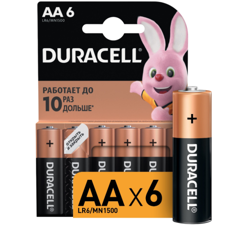 Батарейка AA DURACELL 0014859, купить в Краснодаре