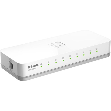 Коммутатор D-Link Switch DES-1008C/A1A 8 ports Switch Ethernet 10/100 Mbps, купить в Краснодаре