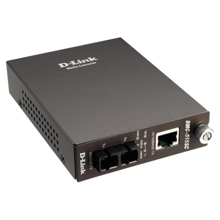 Медиаконвертер D-Link DMC-515SC 100BaseTX в 100Base-FX/15 km/SC, купить в Краснодаре