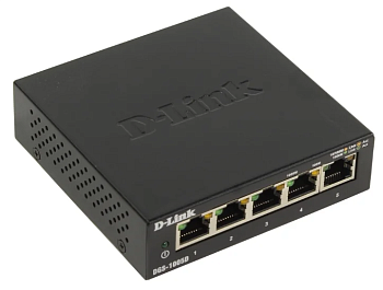 Коммутатор D-Link DGS-1005D/I2A 5 ports 10/100/1000Base