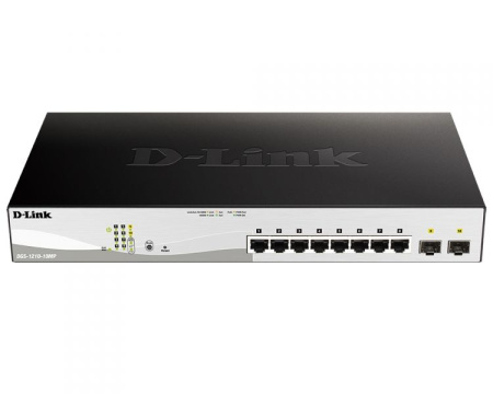 Коммутатор D-Link DGS-1210-10MP/F1A, купить в Краснодаре