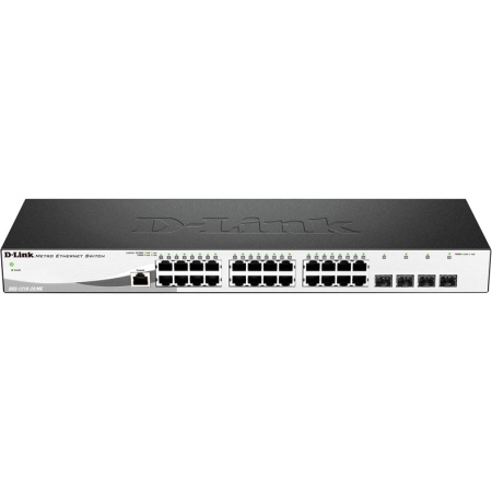 Управляемый коммутатор D-Link DGS-1210-28/ME/A1A 24 ports Switch 10/100/1000 Mbps, купить в Краснодаре
