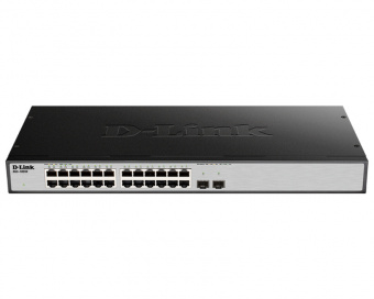 Коммутатор D-Link DGS-1026X DGS-1026X/A1A 24G 2SFP+ неуправляемый, купить в Краснодаре