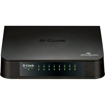 Коммутатор D-Link DES-1016A/E1B 16 ports 10/100Base