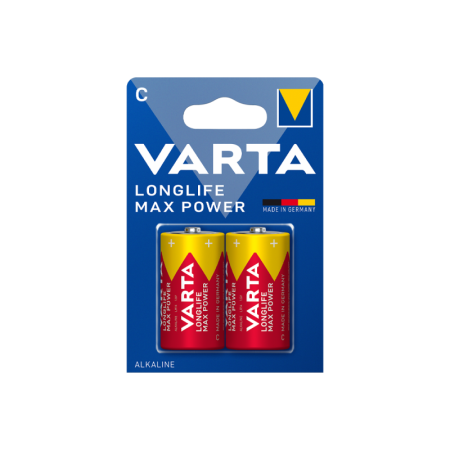 Батарейка Varta LONGLIFE MAX POWER (MAX TECH) LR14 C BL2 Alkaline 1.5V (4714), купить в Краснодаре