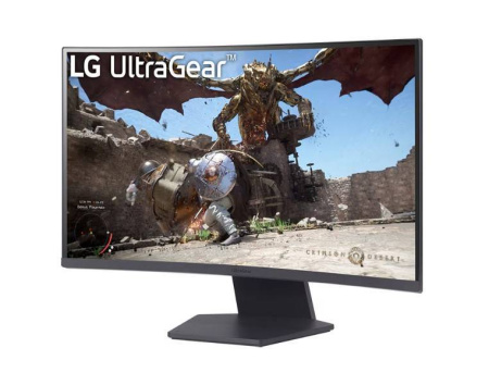 МОНИТОР 27" LG 27GS60QC-B Black (VA, изогнутый, 2560x1440, 180Hz, 1 ms, 178°/178°, 300 cd/m, 3000:1, +2хHDMI 2.0, +DP), купить в Краснодаре