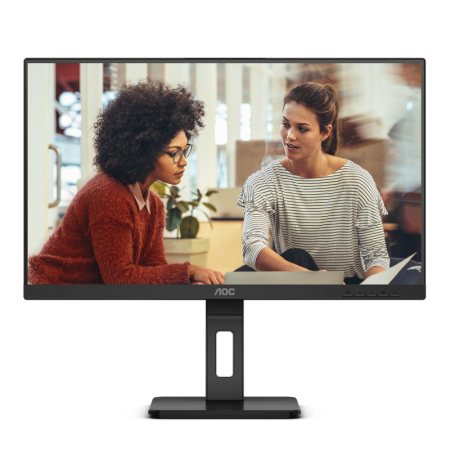 Монитор AOC 24E3QAF 23.8'', 1920x1080, IPS, 75hz, 20M:1, 300cd, 4ms, VGA, HDMI 1.4, DP 1.2, Speakers, H. adj 150mm, pivot, VESA, 3Y, Black AOC 24E3QAF, купить в Краснодаре