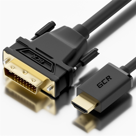 Кабель Greenconnect HDMI (m) - DVI-D (m) 0.5м, купить в Краснодаре