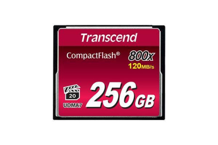 Флеш карта CF 256GB Transcend, 800X, купить в Краснодаре