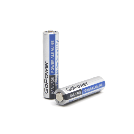 Батарейка AAA GoPower LR03 AAA Shrink 2 Alkaline 1.5V (00-00015600), купить в Краснодаре