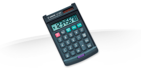 Калькулятор карманный Canon LS-39E темно-серый 8-разр., купить в Краснодаре