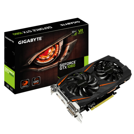 Видеокарта Gigabyte GV-N1060WF2OC-6GD, купить в Краснодаре