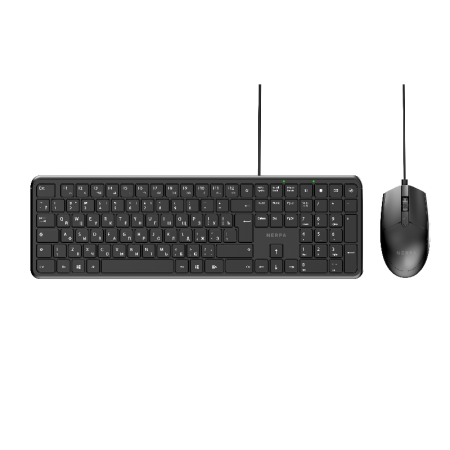 Комплект клавиатура+мышь NERPA KG100 (NRP-KG100-W-BLK), купить в Краснодаре