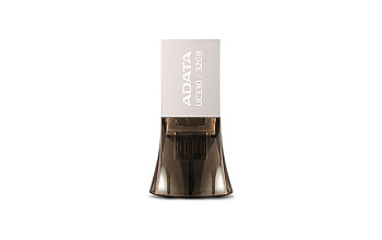 Флешка 32GB A-DATA DashDrive UC330 OTG USB 2.0/MicroUSB Серебро/Черный