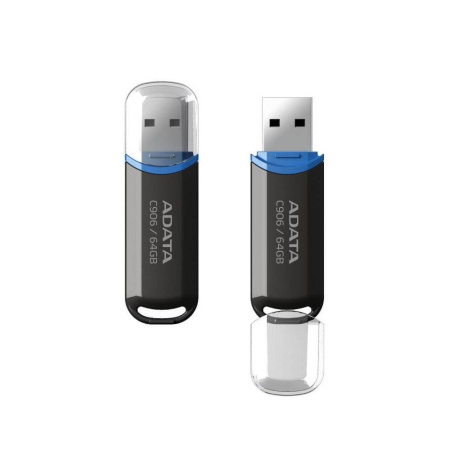Флеш накопитель 64GB A-DATA Classic C906, USB 2.0, Черный, купить в Краснодаре