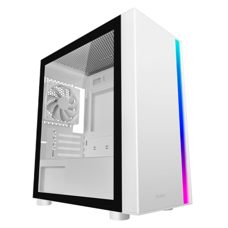 Корпус без блока питания PcCooler LM300 ARGB WH, купить в Краснодаре