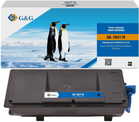 Тонер-картридж G&G, аналог Kyocera TK-3170 15.5k с чипом, купить в Краснодаре