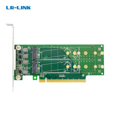 Адаптер для SSD LR-Link PCIe x16 to 4-Port M.2 NVMe SSD Adapter, купить в Краснодаре