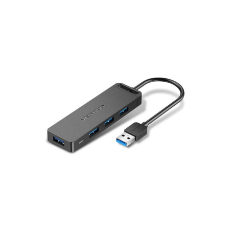 Концентратор Vention OTG USB 3.0 на 4 порта Черный - 0.15м. Vention CHLBB, купить в Краснодаре