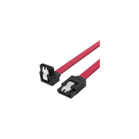 Кабель Vention SATA 3 M/SATA 3 M угол 90 с защелками, красный - 0.5 м Vention KDDRD, купить в Краснодаре