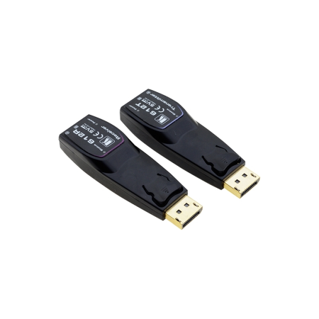 Передатчик и приемник сигнала DisplayPort 1.2 по волоконно-оптическому кабелю; кабель 2LC, многомодовый ОМ3, до 200 м, поддержка 4К60 4:4:4 [94-0006120] Kramer 612R/T, купить в Краснодаре