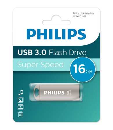 Флеш накопитель 8GB PHILIPS IRON 3.0 8GB, USB 3.0, купить в Краснодаре