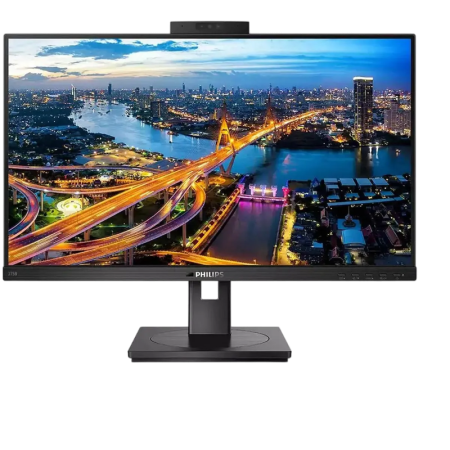 Монитор Philips 275B1H 27'', 2560x1440, IPS, 75hz, 50M:1, 350cd, 4ms, DVI, HDMI 1.4, DP 1.2, 4xUSB 3.2, Speakers, H. adj 150mm, pivot, VESA, 3Y, Black Philips 275B1H 27'', купить в Краснодаре